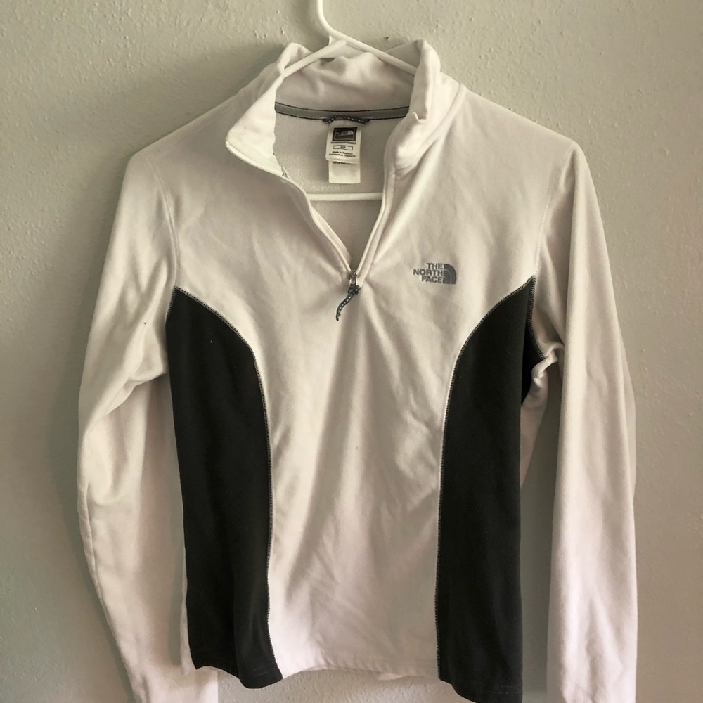 North face 2 tone fleece pullover